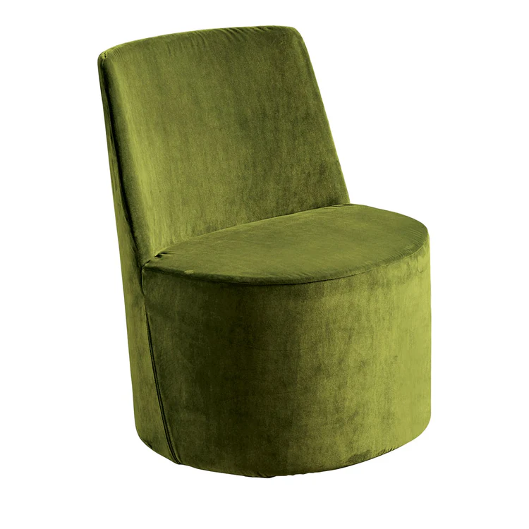 Lea Green Velvet Armchair