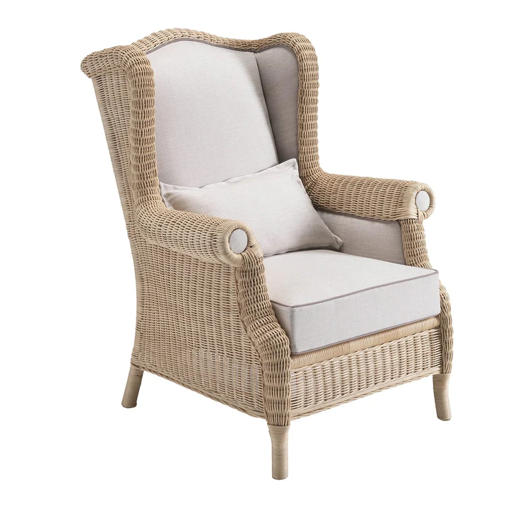 Emma Wicker Bergére Armchair
