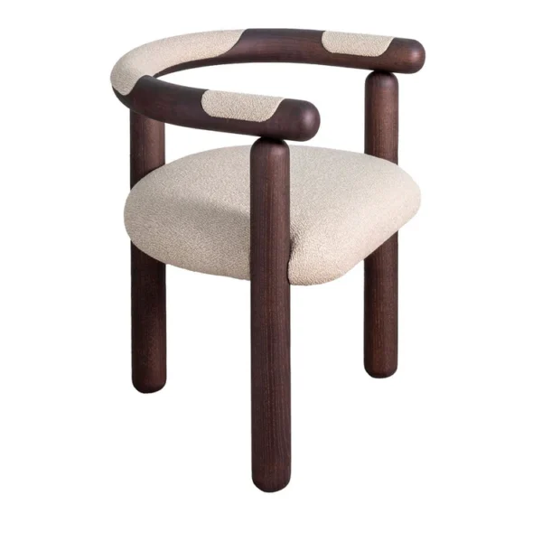 Panda Wood & Fabric Chair