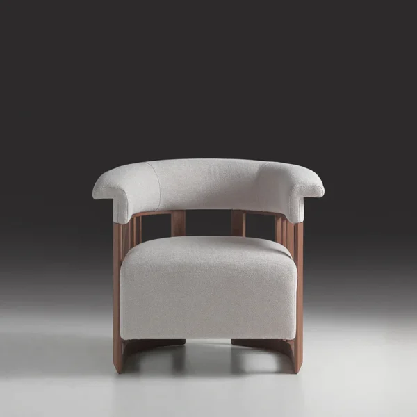 Matilde Walnut Armchair - Image 2