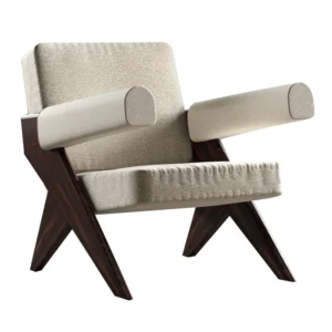 Souvenir White Bouclè Armchair