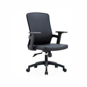 Medium Back Leather Office Chair