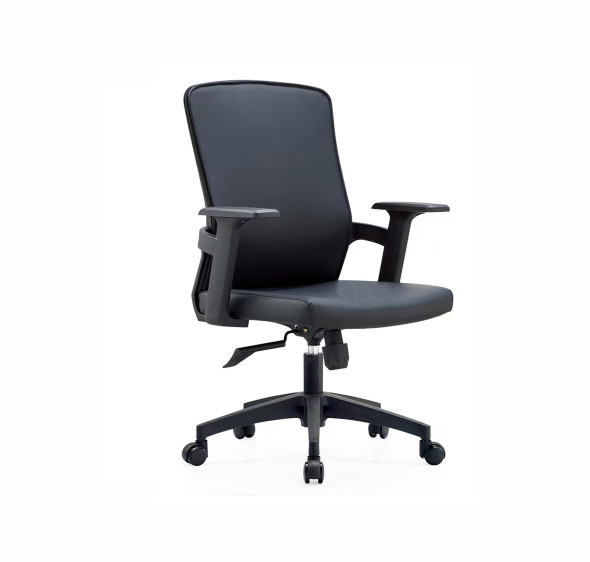 Medium Back Leather Office Chair