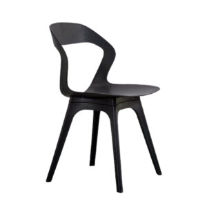 Designer Lavaza Plastic Chair Black