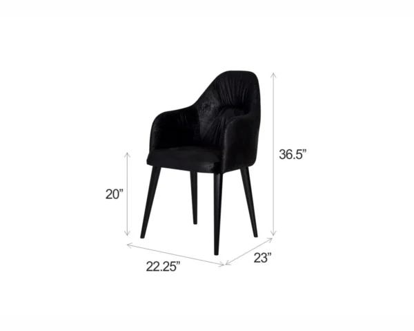 Solidwood Dining Chair - Image 4