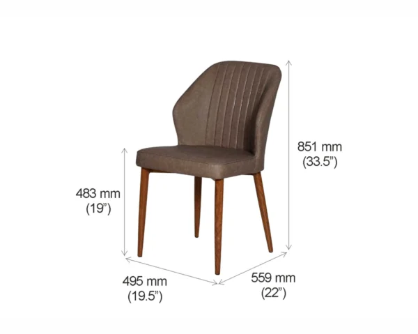 Luxe Curve Dining Chair - Image 4