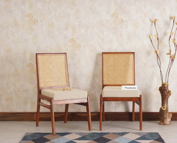 Heritage Rattan Chair Duo - Image 4