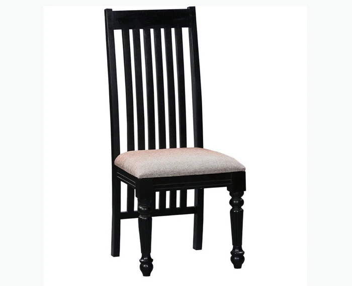 Rustic Walnut Dining Chair Set