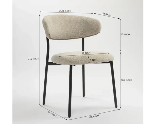 Serenity Off-White Chair - Image 4