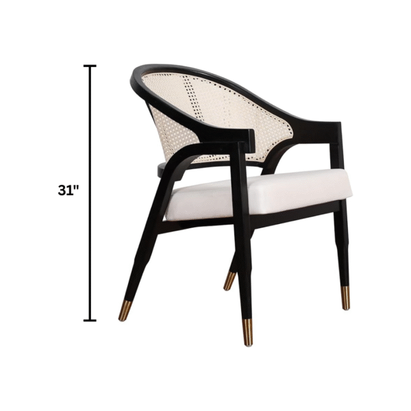 Arden Cane Arm Chair - Image 3