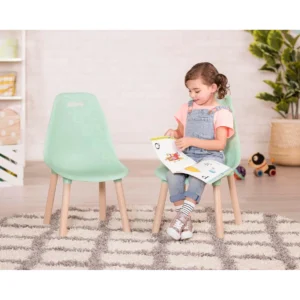 Modern Green Duo Kids Chairs