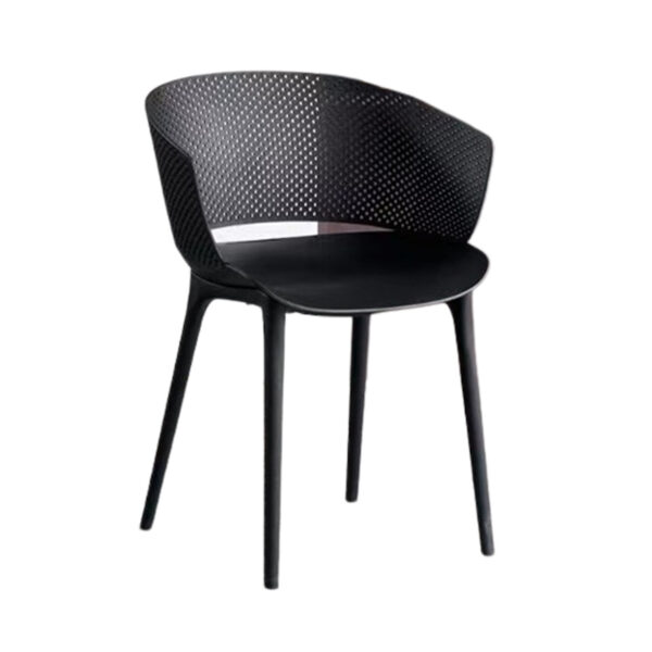 Black Plastic Designer Chair
