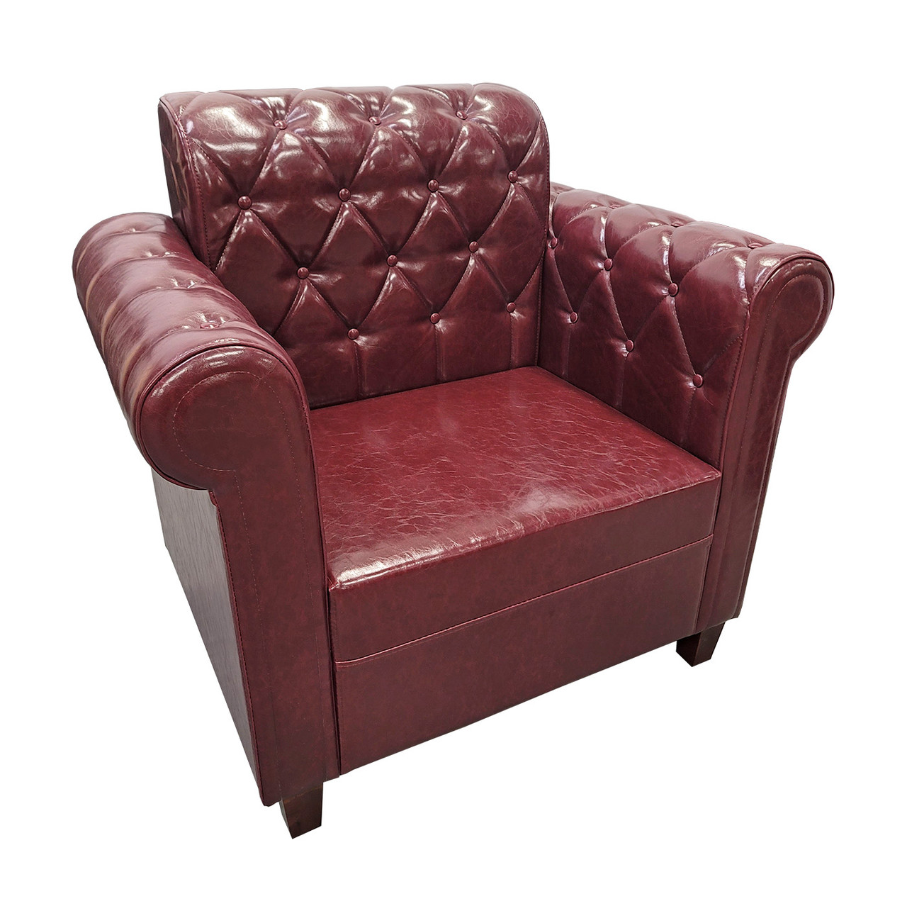 Escape Luxe Button-Tufted Chair