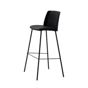 Black High Bar Designer Stool